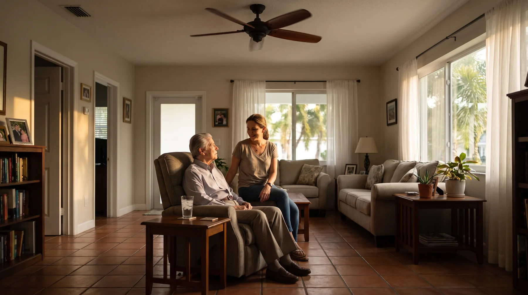 Elderly parent safety in extreme Miami heat